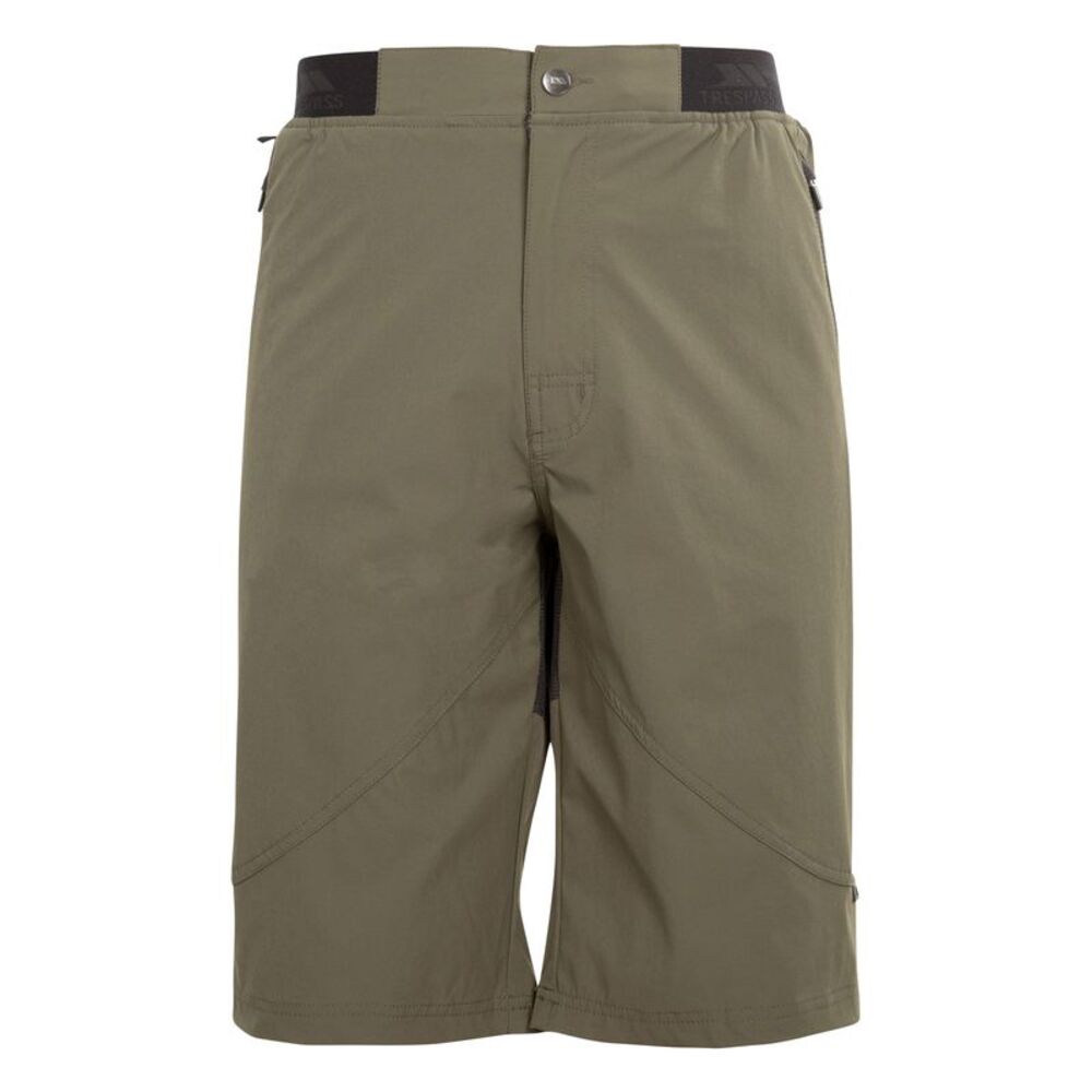 Trespass Mens Hainford Shorts / Dark Ivy